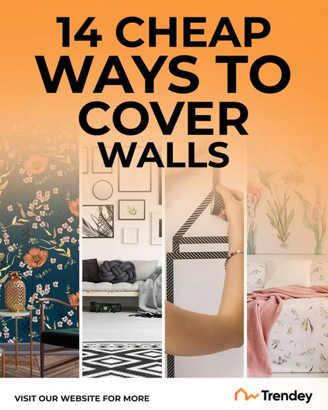 Explore unique and stylish ideas to transform your walls and breathe new life into your space. Wall Coverage Ideas, Fabric Wall Cover, Inexpensive Wall Treatments, Ways To Cover A Wall, Wall Covering Ideas Cheap, Cheap Wall Covering Ideas, Wall Tapestry Ideas, Temporary Wall Covering, Wall Covering Ideas