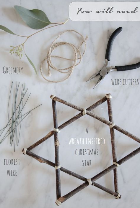 Julkransar Diy, Houses Black, Twig Crafts, The Star Of David, Hanukkah Decorations, Thanksgiving Decorations Diy, Jewish Star, Sukkot, Natural Christmas