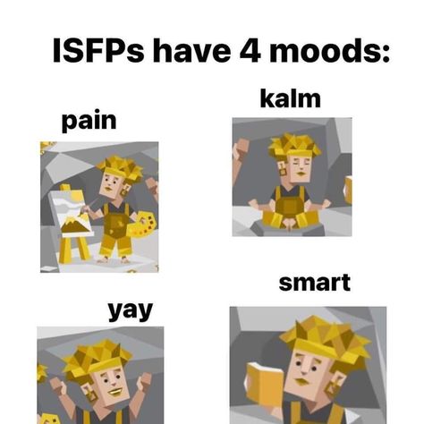 Isfp Things, Isfp Core, Isfp Memes, Isfp Aesthetic, Personality Database, Mbti Test, Mbti Types, Mbti Memes, Meaningful Artwork