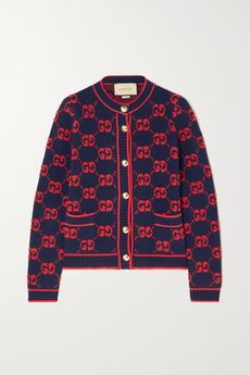 Gucci Sweater Women, Gucci Pullover, Cardigan Gucci, Gucci Cardigan, Gucci Sweater, Jacquard Cardigan, Gucci Outfits, Embroidered Wool, Gucci Fashion