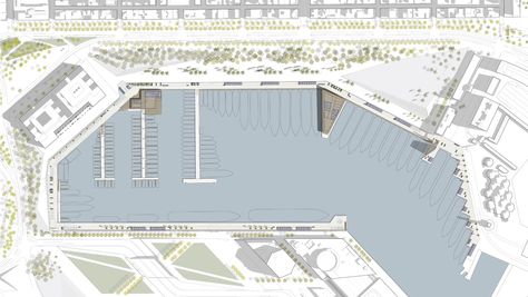 Gallery of Marina Port Vell / SCOB Architecture - 11 Boat Marina, Details Magazine, Plywood Boat Plans, Wooden Boat Building, Wooden Boat Plans, Boat Building Plans, Layout Architecture, Lattice Design, Boat Plans