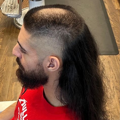 #flattop #mullet #flattopmullet Buzz Mullet, Skullet Haircut, Mohawks, Mullet Hairstyle, Flats Top, Hair Cuts, Hairstyles, Hair Styles, Hair