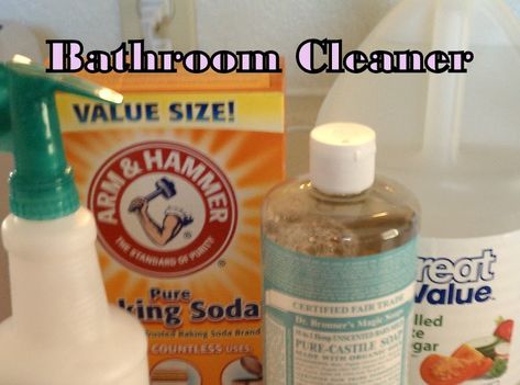 Learning my way around the kitchen with new recipes and new foods. Whole ingredients with full flavor! Castile Soap Bathroom Cleaner, Homemade House Cleaners, Homemade Bathroom Cleaner, Diy Shower Cleaner, Castile Soap Recipes, Diy Bathroom Cleaner, Baking Soda Cleaner, Diy Floor Cleaner, Diy Cleaner