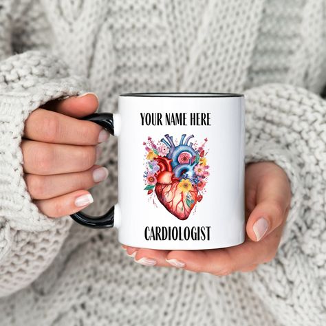 Custom Mug Cardiologist Gift Future Doctor Gift for Physician - Etsy Gifts For Doctors Medical Students, Future Doctor Gifts, Doctor Mugs, Mugs For Doctors, Cardiologist Gift, Healthcare Coffee Mug, Doctor Names, Future Doctor, Nurse Mugs