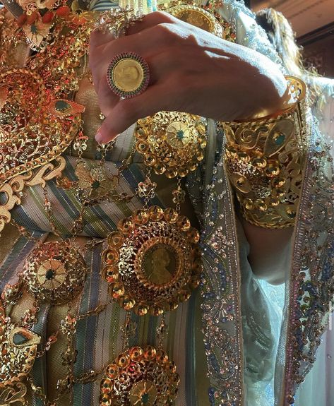 Arabian Jewelry Aesthetic, Libyan Aesthetic, Libyan Clothing, Jasmine Aesthetic, Libyan Culture, Middle Eastern Jewelry, South Asian Aesthetic, Aesthetic Disney, Desi Love