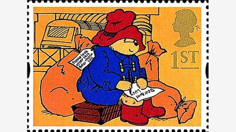 Paddington Bear stars in new movie and on British stamps Disney Stamps, Oso Paddington, Uk Stamps, طوابع بريد, Postage Stamp Art, Disney Ornaments, Paddington Bear, Envelope Art, Post Stamps