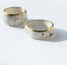 Cerámica Ideas, Art Ring, Ceramic Ring, Porcelain Lamp, Porcelain Jewelry, Ceramic Rings, Minimalist Ring, Metal Clay, Ceramic Jewelry