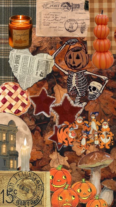 Autumn Collage, Fall Collage, Halloween Collage, Fall Mood, Collage Background, Collage, Halloween