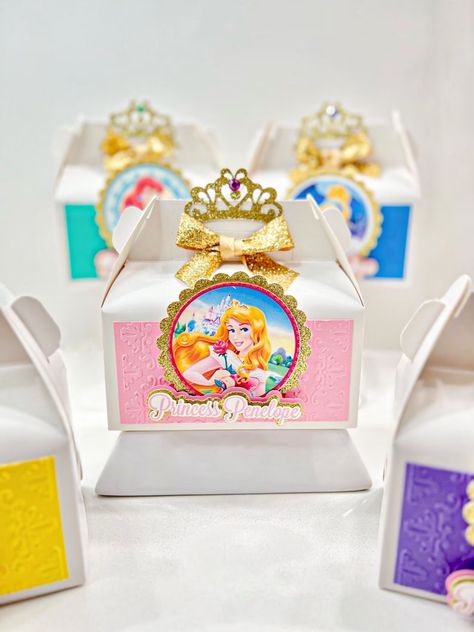 Princess Favor Boxes, Princess Birthday, Disney Princess Party Favors, Princess Theme Candy Boxes, Princess Goodie Bags - Etsy Princess Goodie Bags, Disney Princess Party Favors, Birthday Disney Princess, Disney Princess Printables, Princess Favors, Princess Party Decorations, Princess Party Favors, Birthday Disney, Disney Princess Party