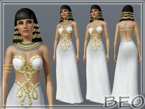 beo2010's Princess of Egypt 2 Ancient Egyptian Clothing Men, Egyptian Clothing Men, Princess Of Egypt, Egypt Clothes, Ancient Egyptian Dress, Ancient Egyptian Fashion, Ancient Egyptian Clothing, Egypt Dress, Sims 3 Clothing