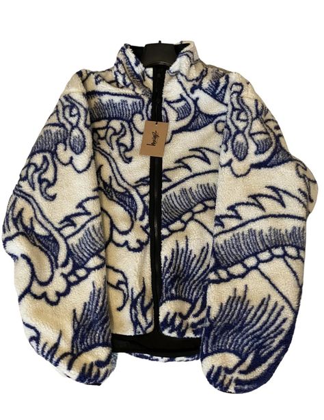 Stussy REVERSIBLE STUSSY DRAGON SHERPA FLEECE/JACKET SIZE M 🐉🎱 | Grailed Stussy Dragon Sherpa Jacket, Stussy Fleece Jacket, Stussy Dragon, Stussy Fleece, Stussy Jacket, Reversible Fleece Jacket, Stussy Men, Gentleman Lifestyle, Sherpa Fleece Jacket