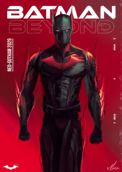 Batman Beyond Wallpaper, Batman Beyond Suit, Batman Concept Art, Future Batman, Batman Suit, Batman Concept, Batman Armor, Arte Peculiar, Univers Dc