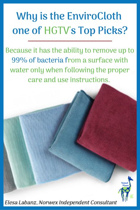 Find out why HGTV loves Norwex's EnviroCloth for eco-friendly, fast and efficient cleaning. #Norwex Norwex Envirocloth, Norwex Biz, Norwex Microfiber, Norwex Cleaning, Sustainable Cleaning, Chemical Free Cleaning, Clean Motivation, Efficient Cleaning, Hgtv Magazine