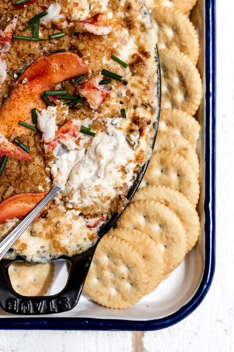 Lobster Dip, Baked Dip, Baked Lobster, Creamy Crab Dip, Lobster Recipe, Best Dip, Best Dip Recipes, Rock Lobster, Creamy Crab