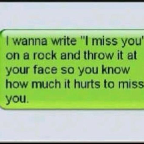 One of the funniest ways I've seen to say I miss you. Cute Ways To Say I Miss You, Other Ways To Say I Miss You, Different Ways To Say I Miss You, Ways To Say I Miss You, I Miss You Friend, Miss You Friend, Other Ways To Say, Romantic Things, I Miss Him