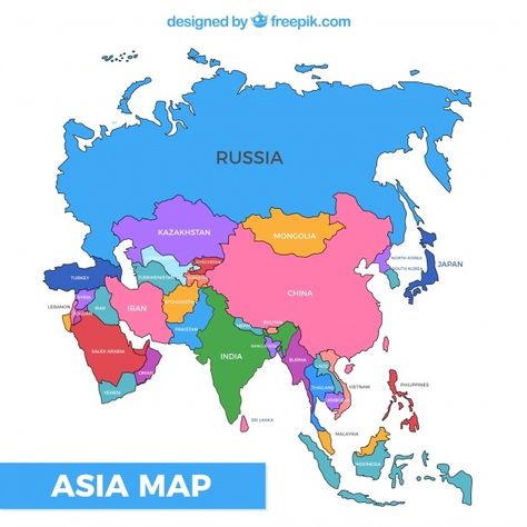 Asean Map, Asian Maps, Australia Continent, Peta Asia, Map Of Asia, Color World Map, Flag Drawing, Asia Continent, Detailed World Map