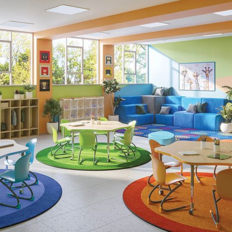 Daycare Furniture | Preschool Furniture | Becker's Home Playroom, Classroom Carpets, Daycare Furniture, Kindergarten Interior, Preschool Furniture, Preschool Designs, Classroom Interior, Daycare Decor, Daycare Design