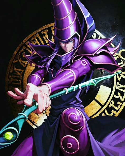 Powerful Anime, Yugioh Yami, Anime Elf, Yugioh Monsters, Dark Magician, Level 7, Canvas Painting Designs, Yugioh Cards, Cool Anime Pictures