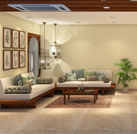 Informal Living Room, Minimal Indian Home, Modern Indian Home, Indian Sofa, Dining Nook, Minimalism Interior, Vintage Interiors, Indian Home, Indian Home Decor