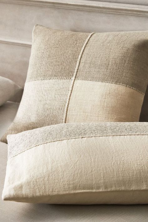 Cushions Living Room | Deco Home | ZARA United States Zara Home Pillows, Zara Home Cushions, Zara Home Interiors, Checked Cushions, Living Room Cushions, Beige Marble, Wool Throw Pillows, Stripe Throw Pillow, Check Design