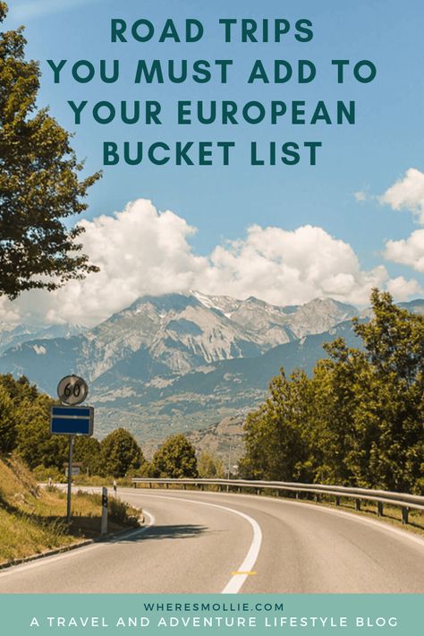 Europe's most EPIC road trip bucket list! PLAN YOUR ADVENTURE. Europe Road Trip, Trips In Europe, Life In Europe, European Bucket List, Best Road Trips, European Road Trip, Regions Of France, Romantic Road, Road Trip Europe