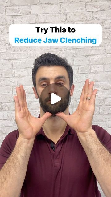 Dr. Joe Damiani - TMJ, Head & Neck Specialist on Instagram: "Do you experience ongoing clenching and grinding? Or maybe you’re not sure but you do have jaw pain, headaches or dizziness? Well, when our teeth are too close together, it increases the likelihood of grinding and clenching. In fact, the space between our teeth is called freeway space. When our Posture is impaired, or we have restrictions of the head and neck region, the freeway space becomes limited. In this video, I show a couple exercises to optimize the positioning of the head, neck and jaw to maximize freeway space thus reducing clenching grinding, thus reducing jaw pain headaches and dizziness. #tmjdisorder #tmj👊 #jawpain #dentalcare #headacherelief #dizzinessrelief" Teeth Clenching Remedies, Jaw Stretches, Jaw Clenching Remedy, Clenching Jaw Remedies, Clenched Jaw, How To Stop Clenching Jaw, Jaw Relaxing Exercises, Tmj Exercises, Stop Clenching Jaw