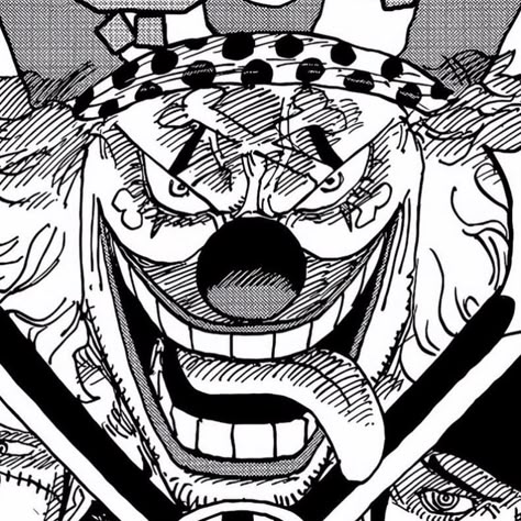 Buggy The Clown Manga, Buggy Manga, Baggy Le Clown, Buggy One Piece, Piece Pfp, Vinland Saga Manga, Pixel Art Characters, A Clown, One Piece Drawing