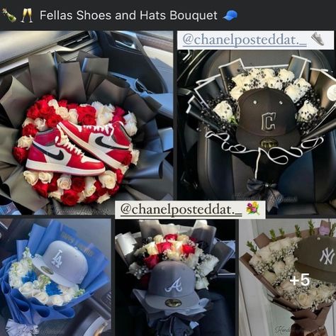 That man deserves to be spoiled too 🤗 🧡 follow @chanelposteddat._ for more 🧡 #explore #explorepage #gain #fyp #trending #viral #postpages #bouquet #shoes #flowers #hats Hat Bouquet, Shoes Flowers, Birthday Gifts For Boys, Boy Birthday, Bouquets, Birthday Gifts, Hats, Birthday, Flowers