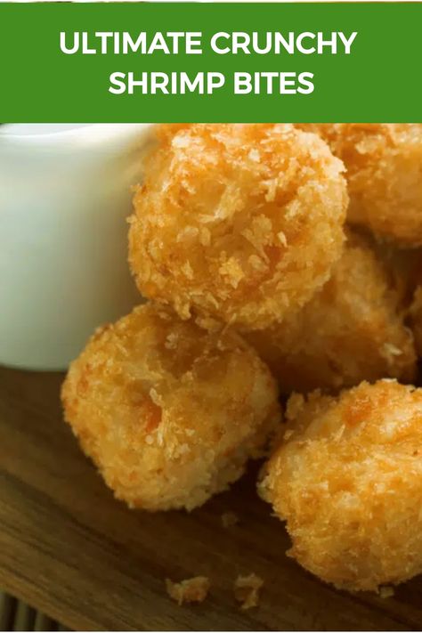 Ultimate Crunchy Shrimp Bites Shrimp Balls Recipe, Fried Shrimp Balls, Shrimp Bites, Crunchy Shrimp, Pork Mince Recipes, Shrimp Appetizer Recipes, Shrimp Balls, How To Peel Shrimp, Ground Pork Recipes