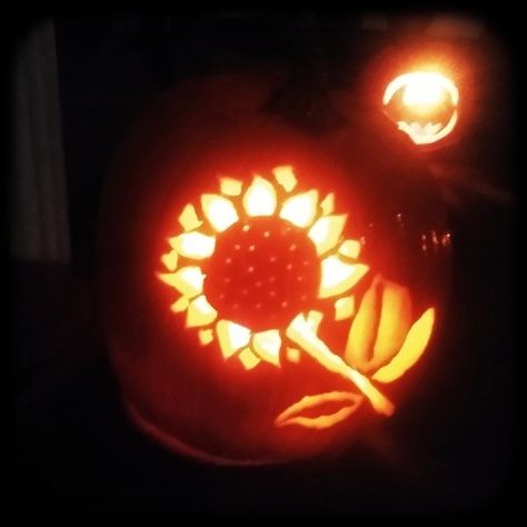 I love sunflowers and decided to combine 2 templates that I found. Hope you enjoy and may it bring you inspiration 🌻 Pumpkin Carving Ideas Floral, Pumpkin Carving Ideas Sunflower, Pumpkin Carving Ideas Fairy, Teen Girl Pumpkin Carving Ideas, Cowgirl Pumpkin Carving, Pumpkin Carving Ideas Flowers, Flower Pumpkin Carving Ideas, Sun Pumpkin Carving, Country Pumpkin Carving Ideas