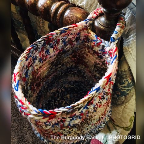 crochet basket Archives - The Burgundy Basket Scrap Crochet, Scrap Yarn Crochet, Basket Collection, Crochet Basket Pattern Free, Yarn Basket, Free Pattern Crochet, Crochet Baskets, Yarn Gifts, Scrap Yarn