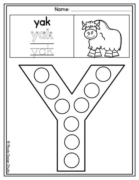 Letter Y Coloring Pages Y Worksheets Preschool, Preschool Letter Y, Y Coloring Pages, Letter Y Worksheets, Free Worksheets For Kids, Preschool Letter, Worksheets Preschool, Alphabet Crafts, Letter Y