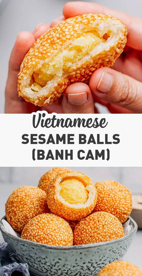 Che Recipe Vietnamese, Thai Appetizer Recipes, Hmong Food, Sesame Balls, Lao Food, Yum Cha, Rice Dumplings, Vietnamese Dessert, Asian Dessert