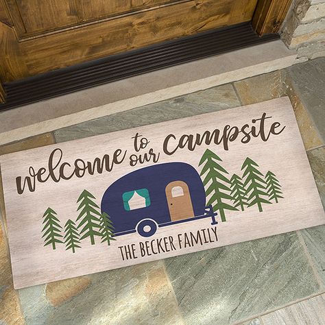 Happy Camper, Door Mats, Happy Campers, Door Mat, Rv, Porch, Camping, Exterior