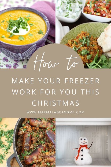 Make a few meals to stash in the freezer for over Christmas and as soon as the holiday season begins, you'll be so glad that you did ... Having the freezer filled with things that will actually make a meal is the dream and this post contains 14 ideas of dishes that can be made ahead of time and will freeze beautifully. Do the cooking now and then you'll reap the rewards on those festive evenings when you least feel like cooking. Think of it as a Christmas gift to your future self. Best Meals To Freeze, Sweetcorn Chowder, Roasted Carrot Soup, Christmas Vegetables, Freezable Meals, Frozen Christmas, Christmas Picks, Comfort Soup, Future Self