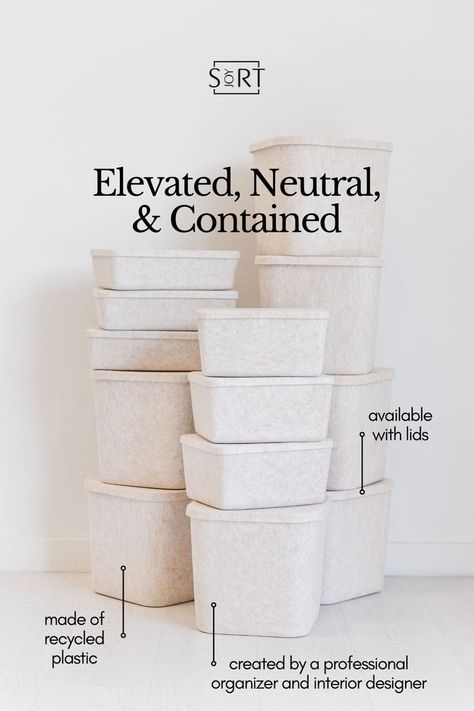 Elevate your home with SortJoy's modern storage bins. We are eco-friendly, durable, and design-forward. Organizing Linens, Laundry Design, Clever Storage Solutions, Stylish Storage Solutions, Modern Rustic Interiors, Modern Storage, Professional Organizer, Neat And Tidy, Stylish Storage