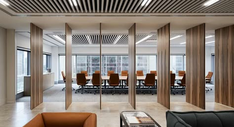 Tundra Aniline Upholstery Leather at Gilbert + Tobin - Instyle Scandi Office, Municipal Hall, Woods Bagot, Office Ceiling, Modern Office Interiors, Office Fit Out, Australian Landscape, Luxury Office, Interior Design Architecture