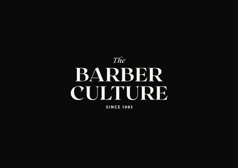 The Barber Culture on Behance Modern Barber Shop, Latest Graphic Design Trends, Creative Business Logo, Barber Logo, Vintage Barber, Elegant Logo Design, Beautiful Logos Design, The Barber, Minimalist Luxury