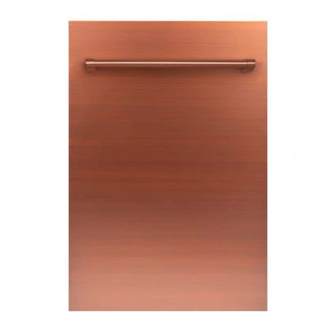 Dishwasher Sizes, Compact Dishwasher, Zline Kitchen, Copper Top, Steel Tub, Built In Dishwasher, Copper Brown, Custom Door, Dishwasher Racks