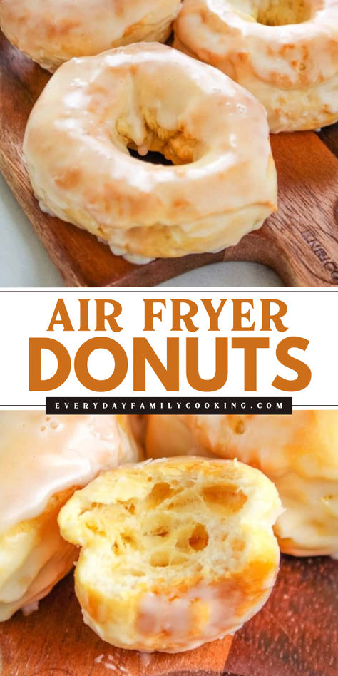 Add these Air Fryer Donuts to your Mother's Day brunch ideas! This simple brunch recipe is easy to make and ready in 15 minutes. Put an icing or glaze on top of these homemade donuts! Save this pin. Can Biscuit Donuts Easy Recipes, Air Fryer Donuts With Biscuits, Air Fryer Donuts Biscuits, Bisquick Donut Recipe, Air Fryer Donut Recipes, Easy Pancake Mix, Air Fryer Donuts, Simple Brunch, Biscuit Donuts