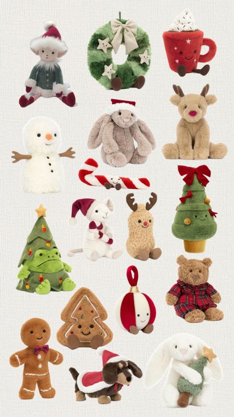 Jelly cat, christmas jellycat, teddy bear toy, christmas gift ideas Christmas Jellycat Wallpaper, Jellycat Christmas Tree, Christmas Jelly Cat, Jelly Cat Christmas, Jelly Cat Bear, Christmas Jelly Cats, Jelly Cat Collection, Xmas Jellycat, Cute Jellycat