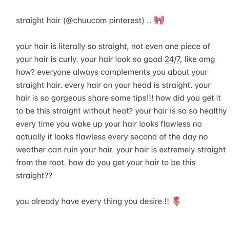 straight hair affirmation manifest manifestation Straight Hair Subliminal Results, Long Hair Subliminal Results, Black Hair Affirmations, Straight Hair Quotes, Straight Teeth Affirmation, Manifesting Long Hair, Desired Hair Affirmations, Affirmations For Long Hair, Straight Hair Affirmations