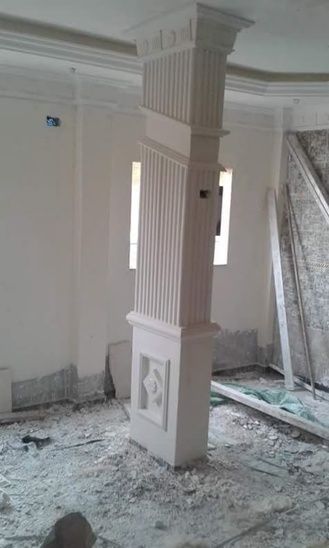 Pop Pillar Design, Piler Designs, Piller Design Columns, Pillar Interior Design, Modern Columns, Pillar Design Interior, House Pillar Design, Pillars Design, Interior Pillars