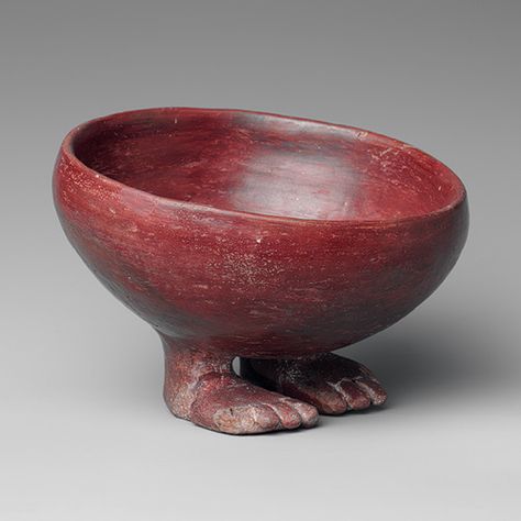 Footed Bowl, Predynastic Period, probably late Naqada I–early Naqada II, ca. 3750–3550 B.C.  Egyptian  Ceramic Starověký Egypt, Ancient Pottery, Footed Bowl, Egyptian Art, Ancient History, Ancient Egyptian, Ancient Art, Metropolitan Museum Of Art, Metropolitan Museum