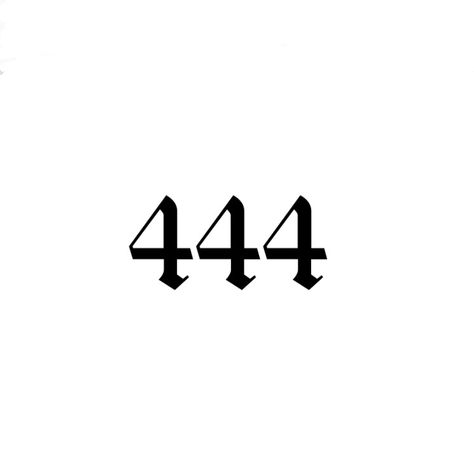 444 Stencil, 444 Tattoo Design, 4444 Tattoo, 444 Angel Numbers Tattoo, 444 Design, 4444 Angel Numbers Tattoo, 444 Tattoo Font, 4444 Angel Numbers, Dark Collage