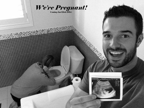 we're pregnant! LOL this won't be as funny when this is me with my head in the potty Funny Pregnant Pictures, Funny Pregnancy Photos, Funny Birth Announcements, Pregnancy Announcement Funny, Funny Baby Announcement, We Are Pregnant, Funny Birth, We're Pregnant, Twins Announcement