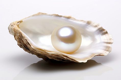 Pearl In Oyster, Oyster And Pearl, Shell With Pearl, Pearl Photography, Lucky Wallpaper, Pearl Accessories, Oyster Pearl, Grain Of Sand, Seashell Jewelry