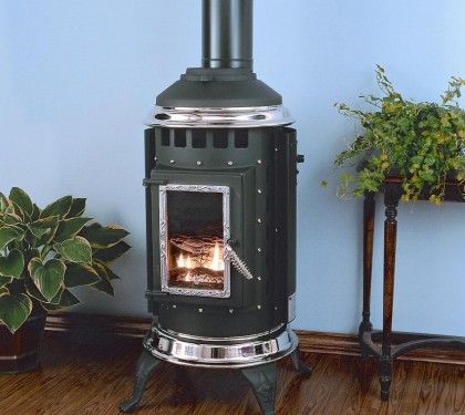 THELIN ; Parlour Wood Stove, Nickel plated trim package. Direct Vent Gas Stove, Pellet Heater, Parlour Stove, Wall Vents, Wood Pellet Stoves, Wood Heater, Wood Pellet, Gas Heater, Wood Pellets