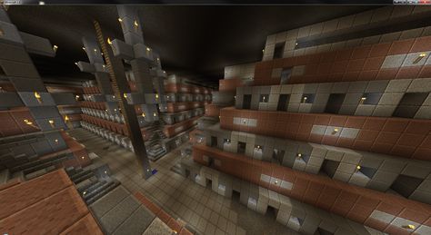 Mineshaft Strip Mine Minecraft, Minecraft Strip Mine Entrance, Minecraft Strip Mine, Minecraft Strip Mine Design, Minecraft Mineshaft, Mine Entrance, Minecraft Mine, Mine Minecraft, Base Ideas