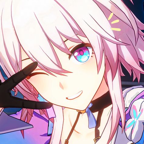 #Icons #Icon #Honkaistarrail #Animepfp #cute #softcute #Honkai #kawai #animeicons #anime #pfp #beautiful #cute #march #7th | Honkai Star Rail March 7th Honkai Star Rail, March 7th Honkai, Pink Heart Emoji, March 7th, Heart Emoji, Silver Wolf, Best Icons, Love My Kids, Pink Leaves